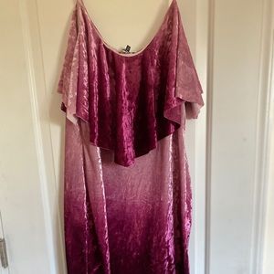Purple 20s inspired flapper dress
